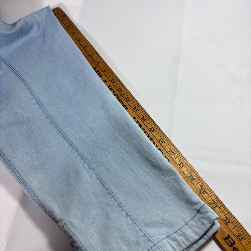 Intro Love the Fit Women Cropped Light Wash Stretch Capri Pants Blue Size 16 - Picture 9 of 9